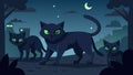 Witness your cats stealthy prowling in the dark thanks to the crystal clear night vision on your pet cam.. Vector