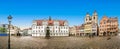 The Main Square of Luther City Wittenberg in Germany