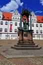 Wittenberg Luther statue Royalty Free Stock Photo