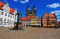 Wittenberg market place Royalty Free Stock Photo