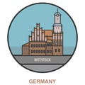 Wittstock. Cities and towns in Germany Royalty Free Stock Photo