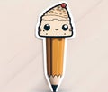 Witty Pencil, Made with Generative AI