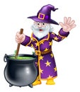 Wizard Cartoon Character