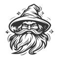 Wizard Illustration Clip Art Design Shape Generative AI Royalty Free Stock Photo