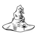 Wizard monochrome hat