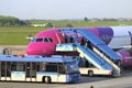 WIZZAIR Airbus A320 boarding Royalty Free Stock Photo