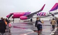 Wizzair plane Royalty Free Stock Photo