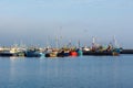 Boats docked in Wladyslawowo port.