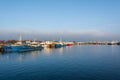 Boats docked in Wladyslawowo port.