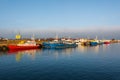 Boats docked in Wladyslawowo port.