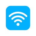 Wlan icon for interface design Royalty Free Stock Photo