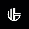 WLD logo WLD icon WLD monogram WLD letter minimalist Circle flat Unique modern abstract logo design Royalty Free Stock Photo