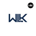 WLK Logo Letter Monogram Design Royalty Free Stock Photo