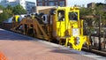 WMATA tracks repair equipment at Rockville station