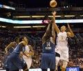 WNBA Phoenix Mercury Beats Minnesota Lynx Royalty Free Stock Photo