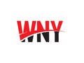 WNY Letter Initial Logo Design Vector Illustration Royalty Free Stock Photo