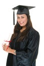 Wo Graduate Receives Diploma 7 Royalty Free Stock Photo