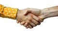 Groups of multinational people shaking hands and style of communication High quality photo Royalty Free Stock Photo