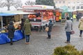 Green market in Austria in winter Royalty Free Stock Photo