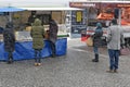 Green market in Austria in winter Royalty Free Stock Photo