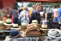 Weekly green market in Gmunden, Upper Austria; Austria, Europe Royalty Free Stock Photo