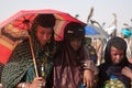 Wodaabe women during Cure Salee, Niger Royalty Free Stock Photo