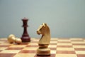 Wodden chess figures Royalty Free Stock Photo