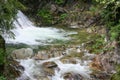 Wodogrzmoty Mickiewicza waterfall in Tatra mountains on Roztoka Stream,