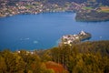 Woerthersee Lake in Austria Royalty Free Stock Photo