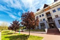 Residential building, urban architecture by sunshine