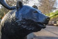 Wojtek the bear statue in Edinburgh