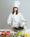 Wok cooking lesson