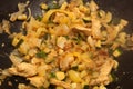 Wok dish - chicken and vegetables