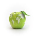 Wold map apple