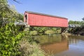 Wolf Covered Bridge in Illinois Royalty Free Stock Photo