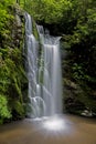 Wolf Creek Falls in the Smoky Mountains. Royalty Free Stock Photo