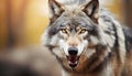 Fierce Wolf Roaring With Wide Open Mouth. Generative AI Royalty Free Stock Photo