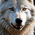 Wolf face Royalty Free Stock Photo