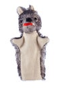 Wolf - hand puppet Royalty Free Stock Photo