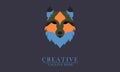 wolf head great for wild animal logo icons