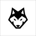 WOLF HEAD ICON LOGO vector