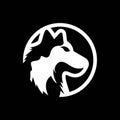Wolf head logo Royalty Free Stock Photo
