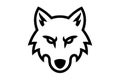 Wolf Head Logo Vector Art Silhouette Illustration Royalty Free Stock Photo