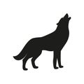 Wolf icon. vector illustration Royalty Free Stock Photo