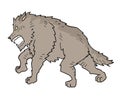 Wolf illustration