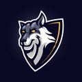 Wolf esports logo Royalty Free Stock Photo