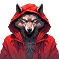 Wolf riding red hood