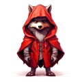 Wolf riding red hood