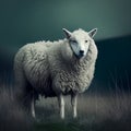 Wolf In Sheep\'s Clothing Wolf Sheep Good Evil Friendly Harmless Hostile Predator Concept Generative AI