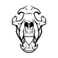 Wolf Skull Logo